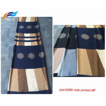 Islamic Muslim Bangladesh 100% Polyester Nida Printed Fabric